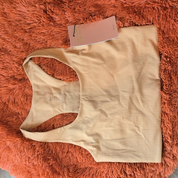 girlfriend collective Other - Girlfriend Collective ribbed Paloma bra toffee S nwt